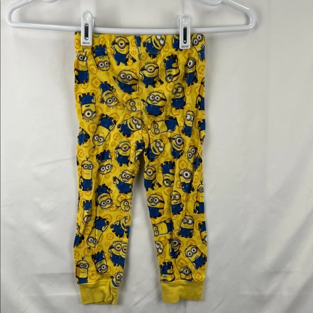 Girls Pajama Bottoms - Size 4T - Minions - Despicable Me - Yellow and Blue